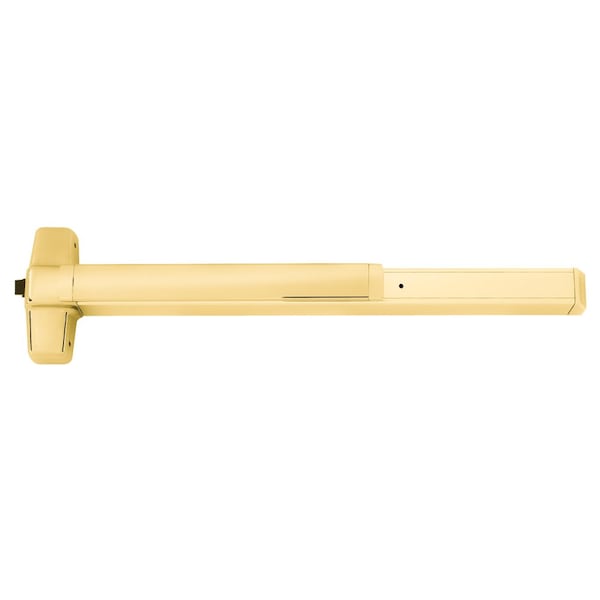 Grade 1 Rim Exit Device, 48-in, Night Latch, Hex Key Dogging, 06 Lever, 1-1/4-in Mortise & Rim, Brig